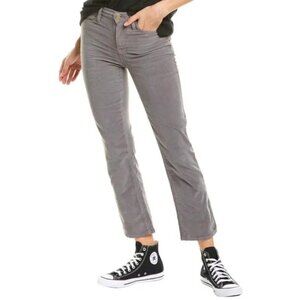 FRAME Pants Womens 32 Gray Le High Straight Corduroy High Rise Casual Grey